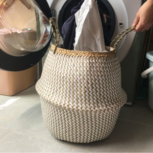 Kosz z wodorostów do przechowywania